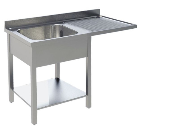 KBS Spülcenter für Spülmaschinen, 1 Becken links, 120x70x90cm, 92011104