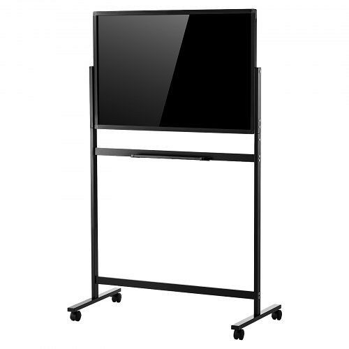 VEVOR Whiteboard mit Ständer 888x583mm Stativdrehtafel Schwarz, Büro Schule Zuhause Angenehmes Schreibgefühl Rahmenlos, 3,2mm Glas, 2PCZKGCBLBGZO6PMT001V0