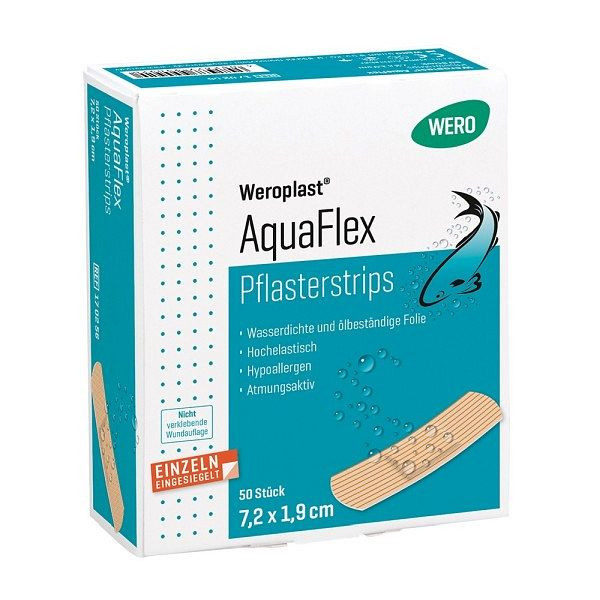 WERO Weroplast AquaFlex Fingerstrips 7,2 x 1,9 cm, VE: 50 Stück, 170256