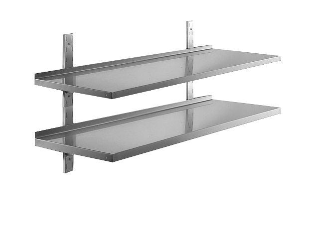 AG Wandbord Wandregal Regal Edelstahl 1400 x 400 mm NEU 