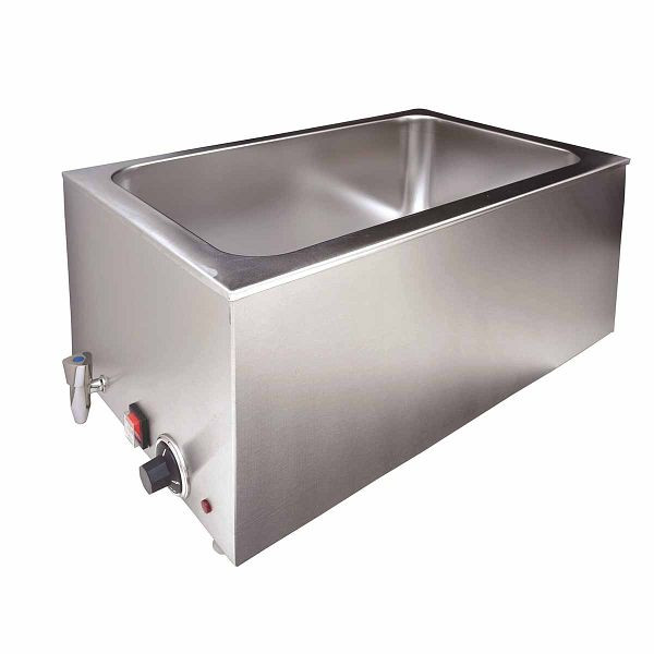 Vaiotec EASYLINE Bain-Marie mit Ablasshahn GN1/1, Kapazität 36 L, 33,8x60x24,3 cm, 10275