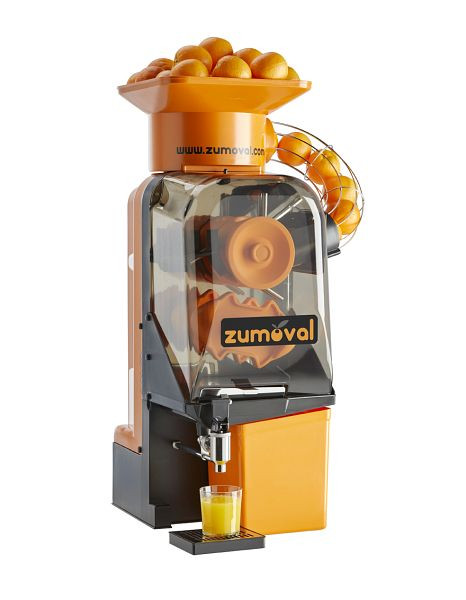 ZUMOVAL Orangensaftpresse MINIMATIC in orange- Tischgerät mit Edelstahlzapfhahn, ZV-12021-orange