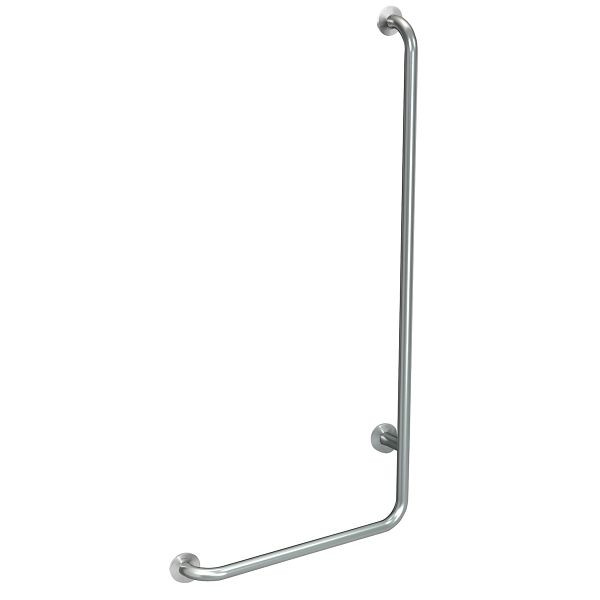 KWC Winkelgriff, Contina, Edelstahl, Winkel 90 Grad, Ausführung links, 493x828x82 mm, 2030038223