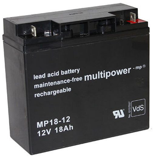 AGI Original Bleiakku für MULTIPOWER MP18-12, 36570