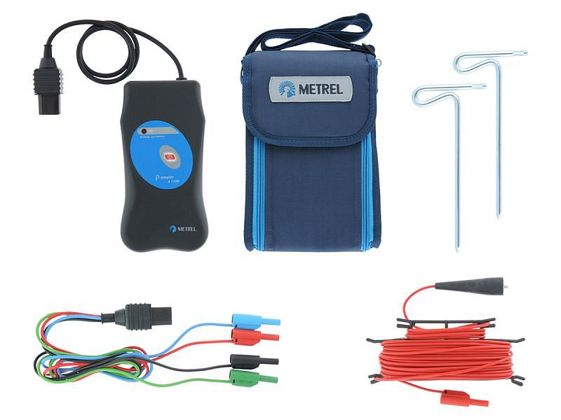 Metrel p-Adapter, Stromversorgung: 4 x 1,5 V Akkus oder 4 x 1,2 V Alkali-Batterien, A 1199