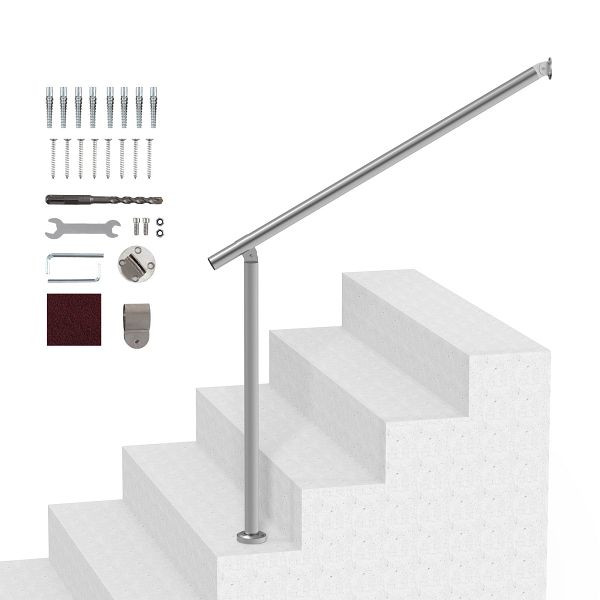VEVOR 103cm Handlauf Treppengeländer Geländer Eingangsgeländer, Außentreppen, BXGDLZFS100CGRQ1IV0