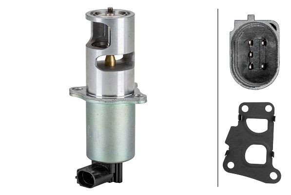 HELLA AGR-Ventil, elektrisch, 5-polig, mit Dichtung, 6NU 014 864-501