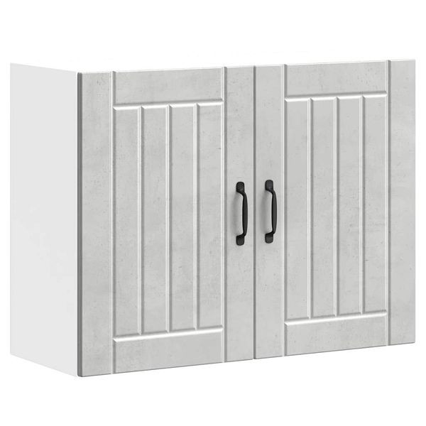 vidaXL Küchen-Hängeschrank Lucca Betongrau Holzwerkstoff, 853831