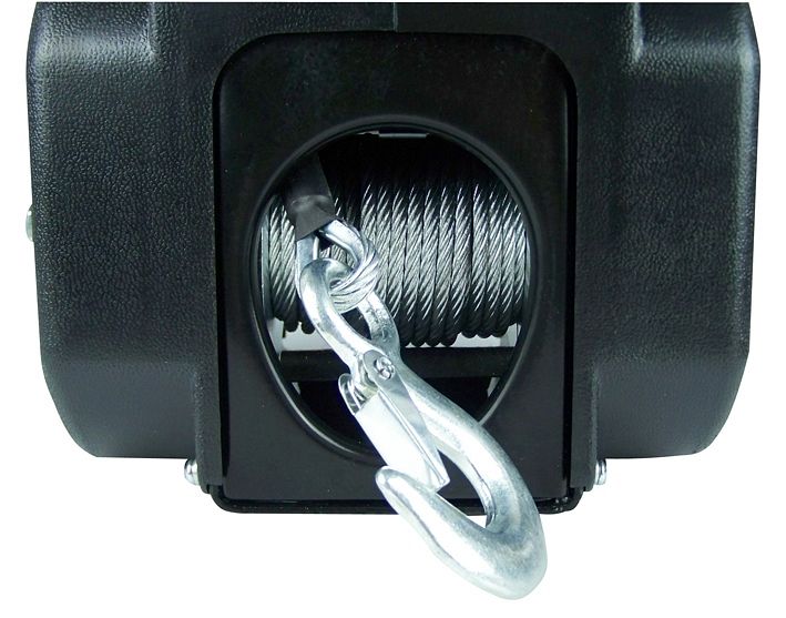 Berger Schröter Draadloze kabellier, 12 volt, trekkracht 1361/2722 kg, met katrol, 2 afstandsbedieningen