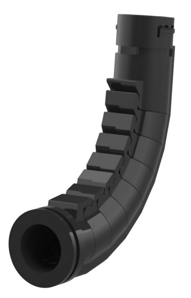 Hauff Rasterbogen aus Kunststoff inkl. Adapter. Passend für die Hauseinführung MIS40, 5060020011