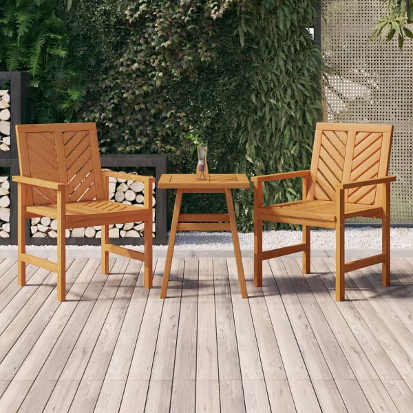 vidaXL Beistelltisch 45x45x60 cm Massivholz Akazie, 362229
