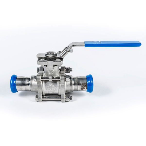 AIRnet Kugelhahn D89mm, Edelstahl, 2812705100