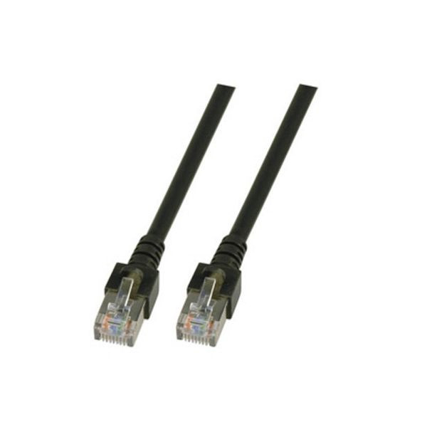 Dönges Patchkabel Cat. 5e 2xRJ45 F/UTP, 0,5 m, schwarz, 106505