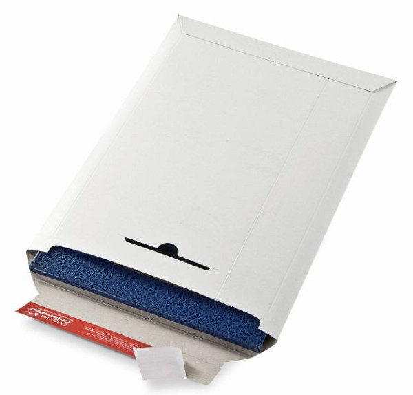 ColomPac Versandtaschen Vollpappe 170x245x30 mm (A5), weiß, 30000195
