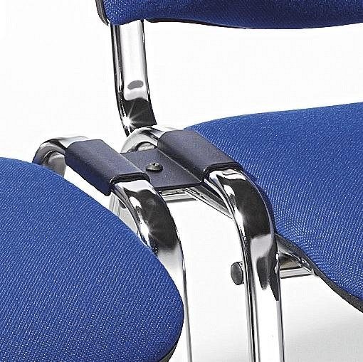 Deskin Reihenverbinder für Besucherstuhl ISO, schwarz, 204569