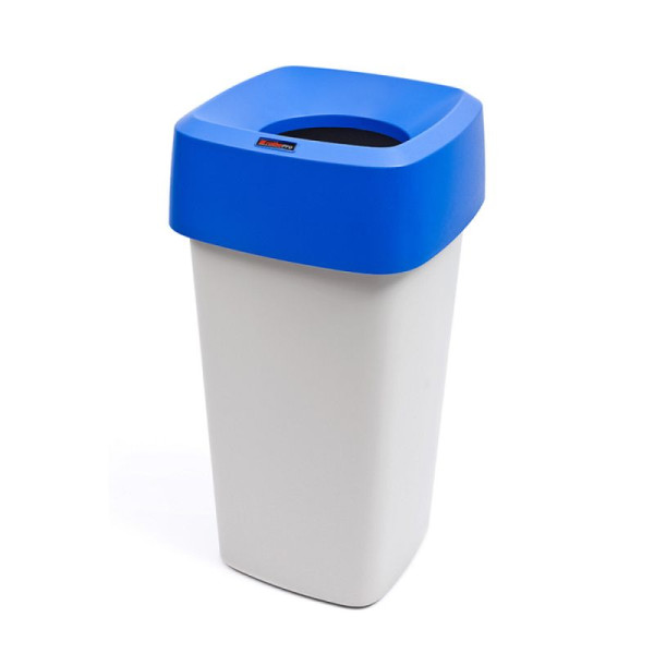 Stein HGS Abfallbehälter -Modo eckig-, blau, 37785