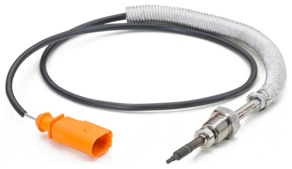 HELLA Sensor, Abgastemperatur, 2-polig, geschraubt, Kabel: 580mm, 6PT 014 494-051