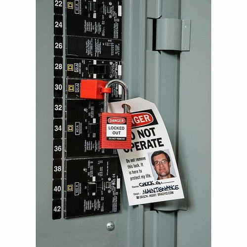 Brady Foto-Anhänger (ohne Laminat), aus Polyester, VE: 25 Stück, 311861