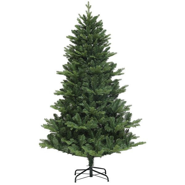 HOMCOM Weihnachtsbaum, Kunsttanne, naturgetreu, breit & üppig, 180 x Φ105 cm, Grün, 830-895V00GN