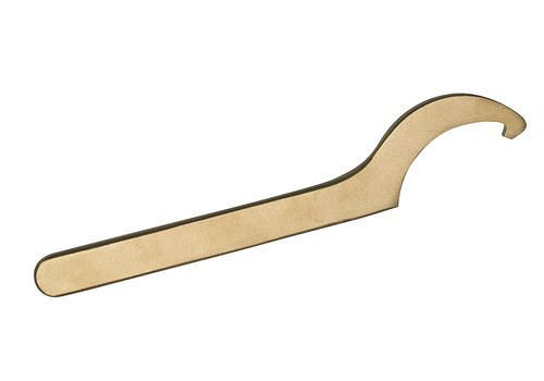 DENIOS Hakenschlüssel Ø 58 - 62 mm, Sonderbronze, funkenfrei, für Ex-Zonen, 264869