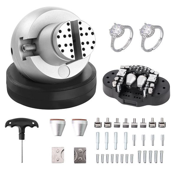 VEVOR Schmuck Kugelschraubstock Gravierwerkzeug 127 mm Kugeldurchmesser 98 mm Max. Öffnung, WNXZSZYHDGW337TS8V0