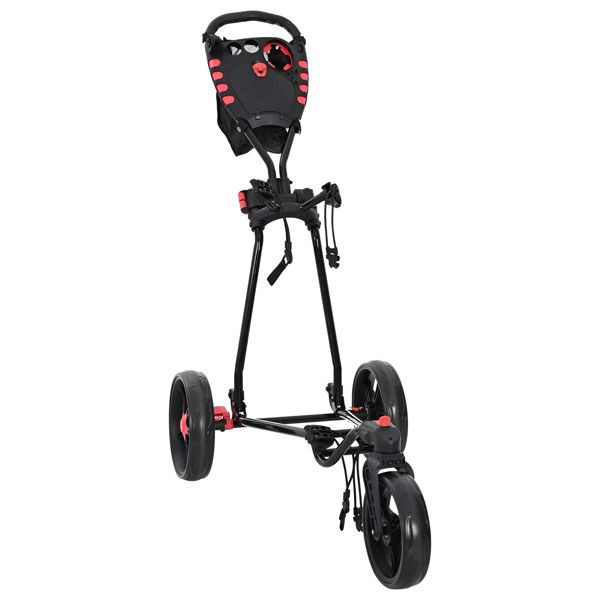 vidaXL Golf-Dolly Schwarz 110 x 60 x 132 cm Eisen, 42033586