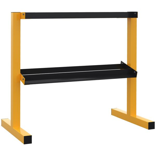 SPORTNOW Hantelständer, 2-Stufige Kurzhantelablage, Hantelablage bis 270 kg, A91-271V00YL