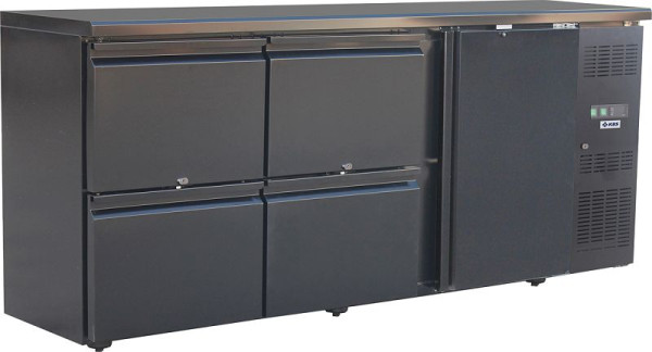 KBS Backbar BB 204 mit vier Schubladen und einer Volltür, 61202