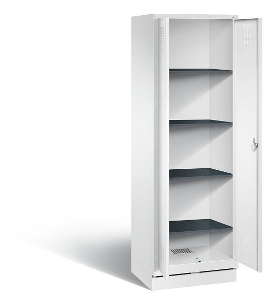 C+P Wäsche-Spind Evolo, H1800xB610xT500mm, Farbe: Verkehrsweiß, 48222-20b S10139