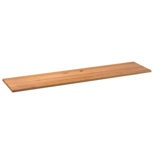 vidaXL Tischplatte Hellbraun 320x80x4,2 cm Massivholz Eiche Rechteckig, 4009238