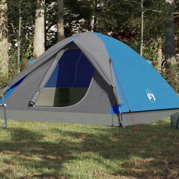 vidaXL Kuppel-Campingzelt 6 Personen Blau Wasserdicht, 94413