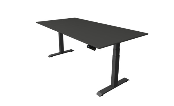 Kerkmann Sitz-/Stehtisch Move 4, B 2000 x T 1000 mm, elektrisch höhenverstellbar von 640-1290 mm, anthrazit, 10080913