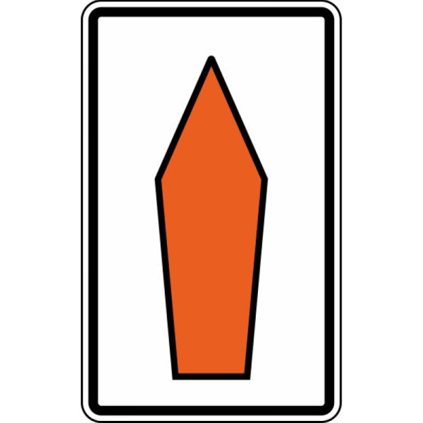 Stein HGS Umlenkungspfeil (Streckenempfehlung), geradeaus Nr. 467.1-30, 1250x 800mm /RA2, 467.1-30-222