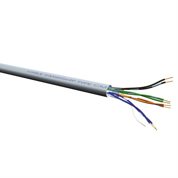 VALUE UTP Kabel Kategorie 6 (Class E), Massivdraht, Dca, grau, VE: 100 m, 21.99.0996