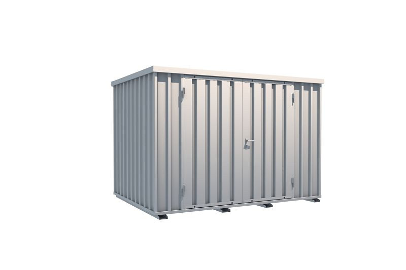 BOS Schnellbaucontainer 3x2 m, 2-flügelige Tür auf der 3 m-Seite, SC3000-3x2-LZ