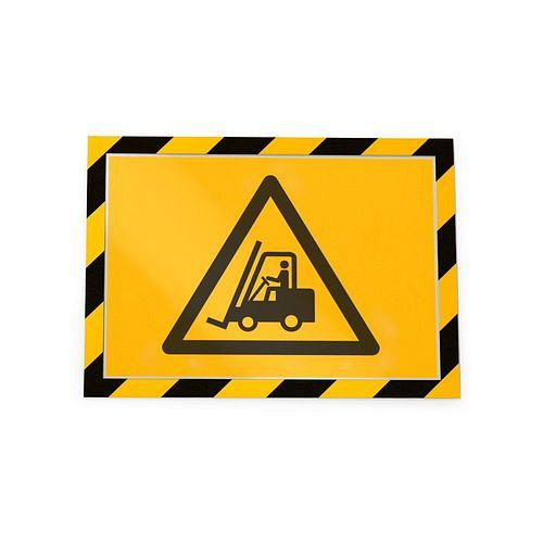 Brady Magnetrahmen A4, schwarz/gelb, VE: 2 Stück, 311960, 4005546406541
