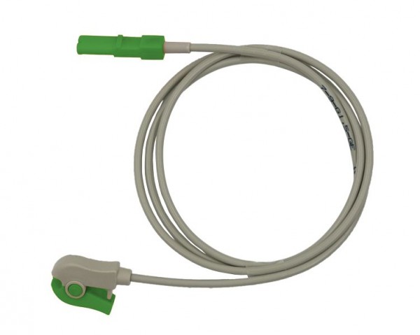 Golmed EKG-Einzelleitung zum VS-Stecksystem, 100 cm, Grün, 7-9-G1,5 GR