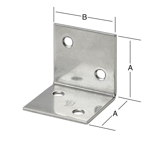 Vormann Breitwinkel 40 x 40 mm, VE: 20 Stück, 010177040