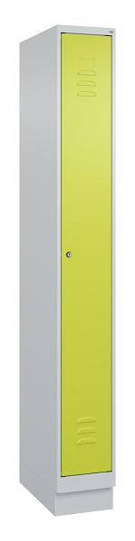 C+P Umkleidespind Classic PLUS, Sockel, 1950x250x500mm, 7035/0024, Zylinderschloss, 080020-19 S10025