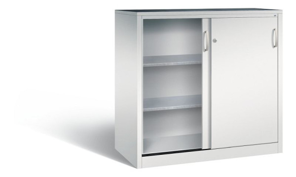 C+P Schiebetürenschrank Acurado, H1200xB1200xT600mm, Farbe: Lichtgrau, Bügelgriff, 2067-09 S10018
