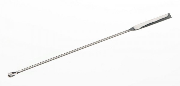 Bochem Mikrolöffel-Spatel 18/10 Stahl, L=150mm, Löffelform B=9x5mm, 3340