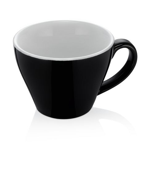 WAS Espresso doppio Italia, 0,18 L, Porzellan, schwarz, VE: 6 Stück, 4998018