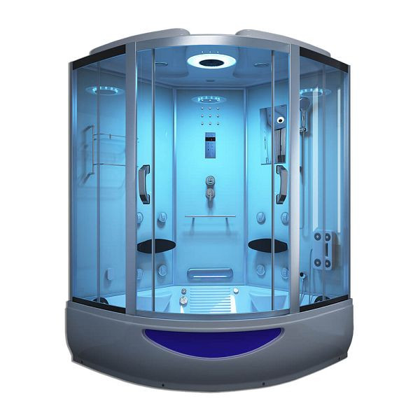 HOME DELUXE Dampfdusche EXCLUSIVE - Weiß, 1064, 4260255471703