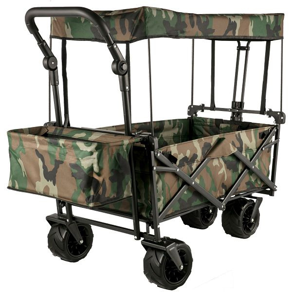 VEVOR Faltbarer Bollerwagen Handwagen 100kg Tarnfarbe, DZDPTC-MCSHSKU001V0