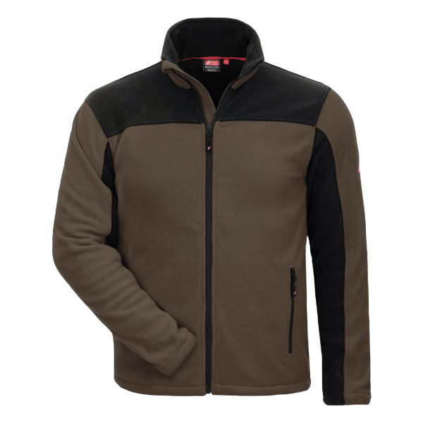 NITRAS MOTION TEX PLUS, Fleece-Jacke, Größe: 4XL, Farbe: braun, VE: 10 Stück, 7047-4XL