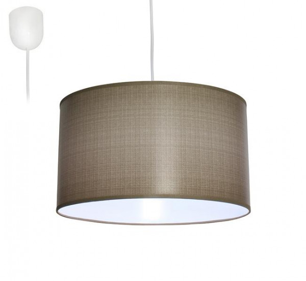 Bioledex Pendelleuchten, Stoff Design beige Ø35cm, L110924