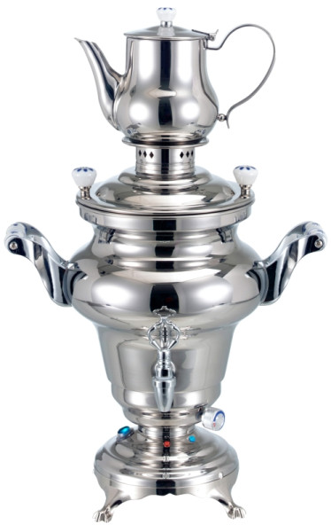Neumärker Samowar Rebecca, 5 Liter + 1,3 Liter, 00-10132