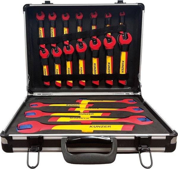 Kunzer VDE-Werkzeugsatz 20-teilig, im Alu-Koffer, 7VDE20