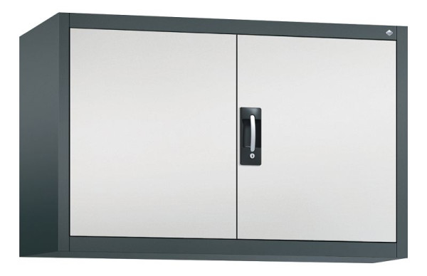 C+P Flügeltürenschrank Acurado-900, H790xB1200xT400 mm, Anthrazit/Grau, 9465-000 S10289