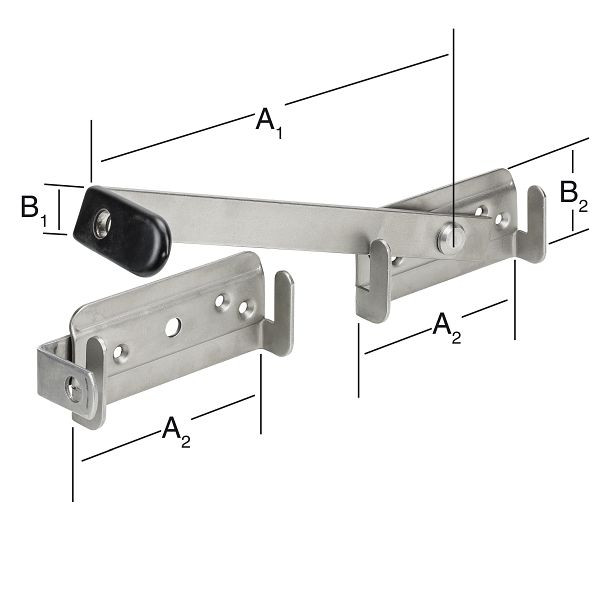 Vormann Doppeltor-Überwurf 250 x 25 mm, 010084000